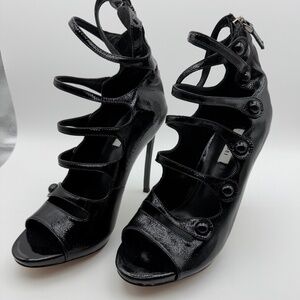 CASADEI BLADE STRAPPY PUMPS BOOTIES 41 NEW!!!!